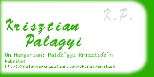 krisztian palagyi business card